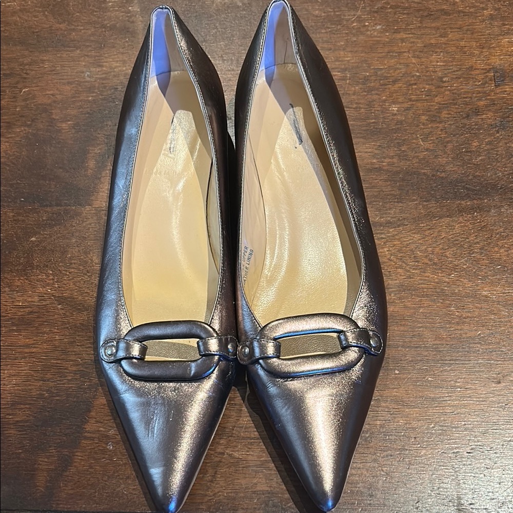 J. Crew Bronze Flats Elegant and Comfortable